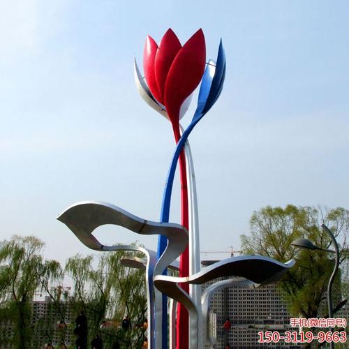 园林景观花雕塑 绽放于空间中的艺术诗意